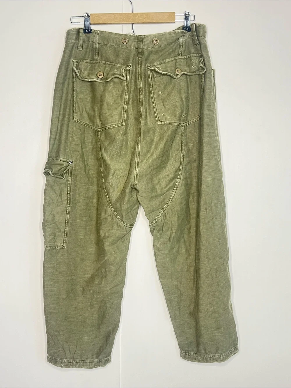 Free People Bay To Breakers Cargo Pants Washed Pine
